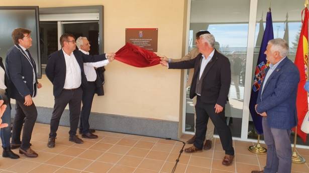 Centro agrícola Diputación Alovera Descubrimiento placa inauguración