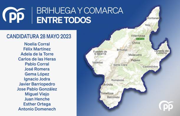 Infografía candidatura Brihuega y Comarca