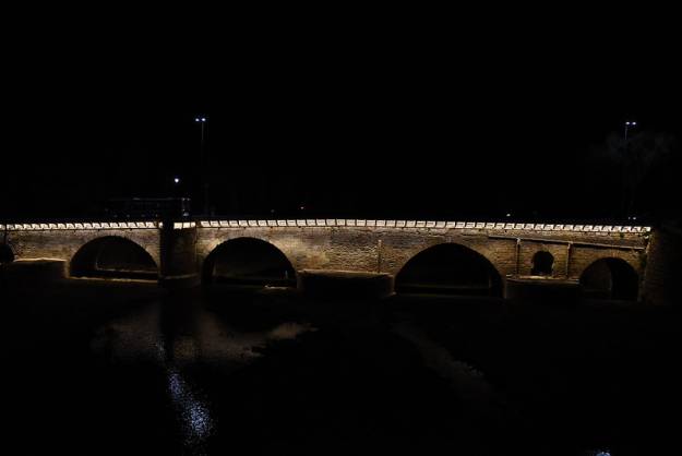 Puente árabe Guadalajara nueva iluminación 2