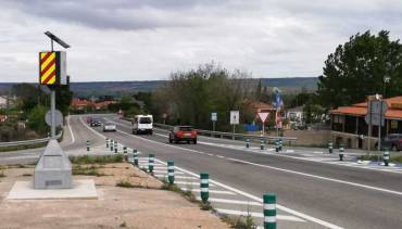 Radar de velocidad curuce carretera N-320 El Casar 1