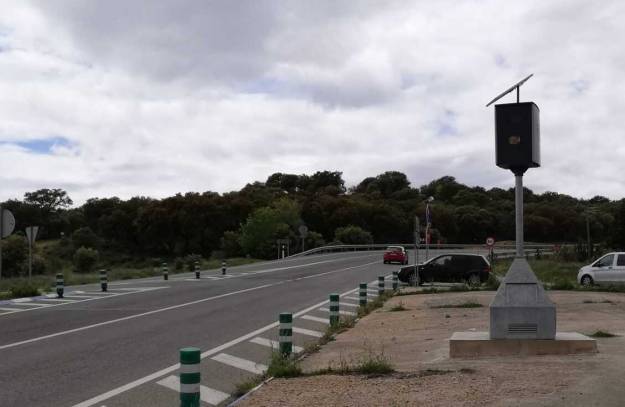 Radar de velocidad curuce carretera N-320 El Casar 2 1