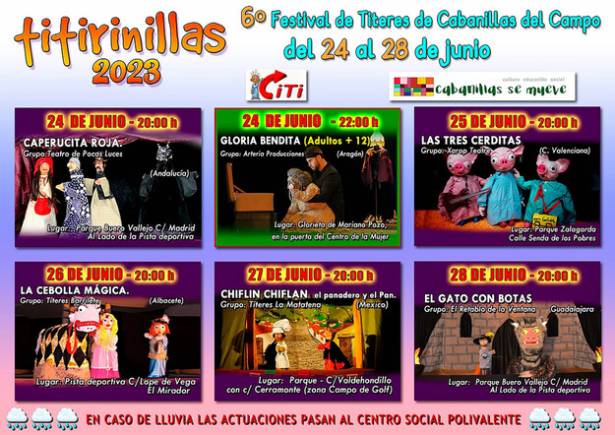 PROGRAMA BUENO TITIRINILLAS Títeres Cabanillas 1