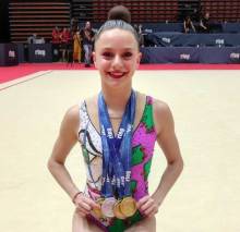 Aimara Fajardo Campeona de España Junior Absoluto de Gimnasia Rítmica 1