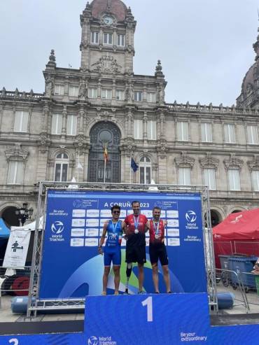 Dani Molina en lo más alto del podium