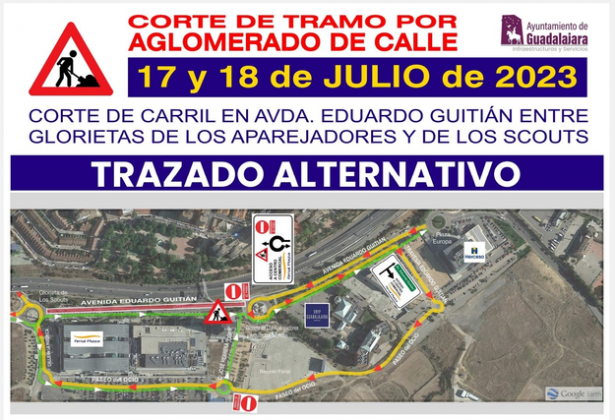 Corte tráfico Eduardo Guitián 1