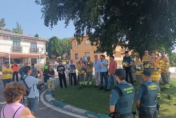 Homenaje retén de Cogolludo 2023 Foto Guardia Civil