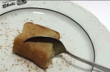 bizcocho borracho de la pastelería eboli