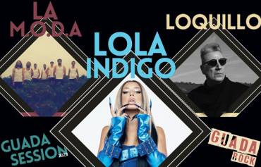Carteles conciertor Ferias 2023 Loquillo Lola Índigo