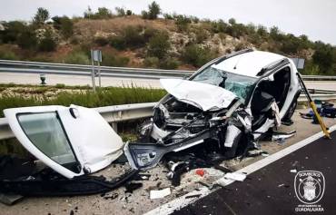 Accidente N-320 AVE 7-Spt-23 Bomberos GU 3 1