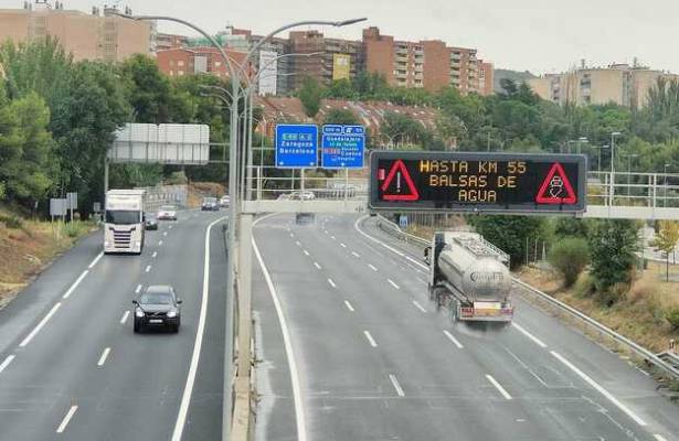 Tormenta DANA -SPT Autovía A-2 1