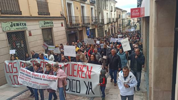 Manifestación más médicos pueblos Sigüenza 4