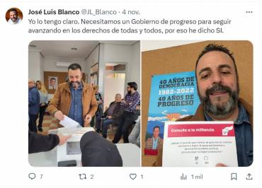 PSOE Consulta militancia José Luis Blanco Twiter