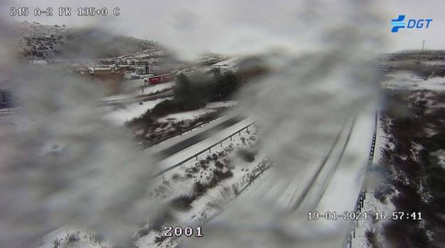 A-2 Cámara de la DGT en el  Km 135