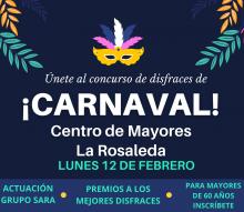 Cartel Baile Mayores Carnaval 1