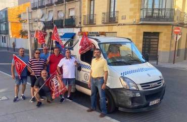 Grúa Municipal GU Huelga septiembre UGT