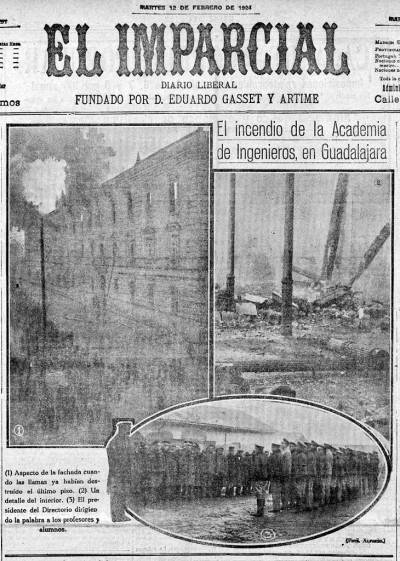 incendio academia prensa