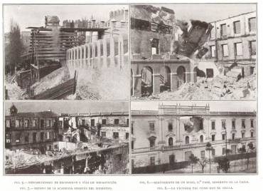 Incendio Academia Ingenieros 2 - Desescombro2 - Memorial de Ingenieros del Ejército