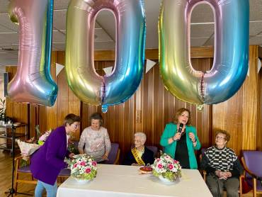 Araceli vacuna Covid 100 cumpleaños 4