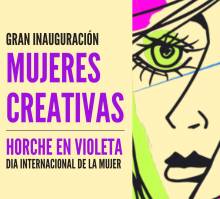 cartel inauguracion mujeres creativas 1