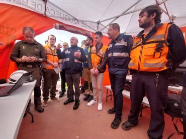 Protección Civil simulacro Cabanillas accidente 5