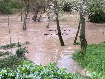 Río Henares inundación Mirador 31-MZO 3