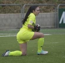Alejandra portera del Deportivo Guadalajara que es favorito ante el Cedillo del Condado Foto C.D. Guadalajara 1