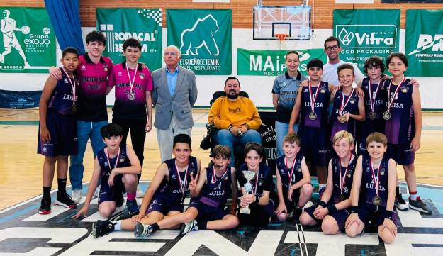 Equipo alevín de Lujisa-Guadalajara que se ha proclamado campeón regional