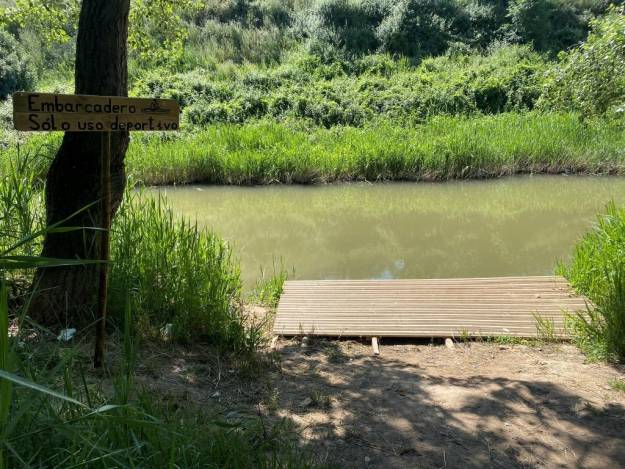 Solo hay un paso medianamente accesible al rio Henares