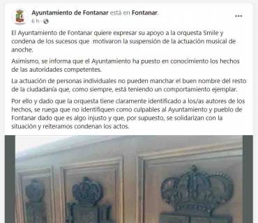 Fontanar The Simile agresión respuesta Ayto Fontanar