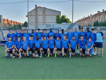 Plantel de jugadores de la Academia que ya entrena a las órdenes de Ángel Castillo