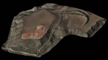 Vista del Cerro de la Virgen de la Muela y ubicación del área. Foto: Equipo Arqueológico de Caraca.