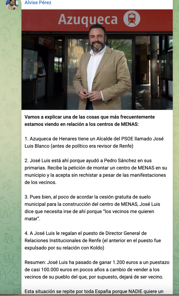 alvise perez alcalde azuqueca