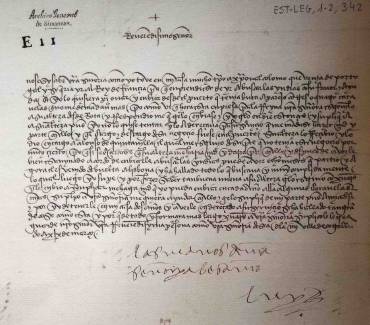 Carta Cristóbal colón Cogolludo duque Medinaceli Cardenal Mendoza