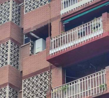 Desprendimiento calle Pedro Pascual Bomberos Foto Luis Blasco 2 1