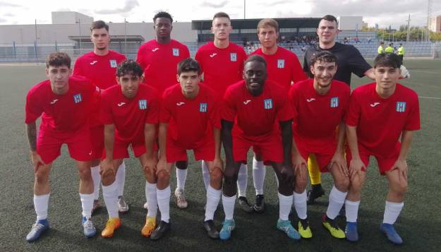 Equipo de la Academia que arañó un punto en Talavera. 2