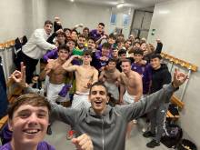 Guadalajara B celebrando su última victoria ante Orgaceño Foto C.D. Guadalajara