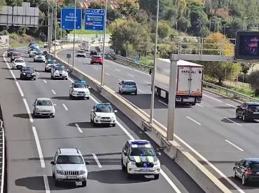 Guardia Civil salida hacia Valencia