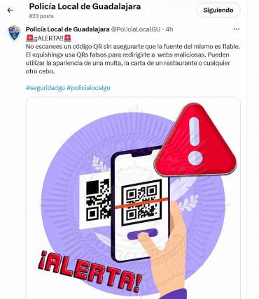 Policía Local aviso ciberseguridad