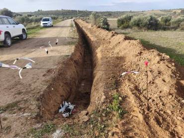 Almonacid fotovoltaica Renovalia zanjas Foto Guadalajaradiario 3