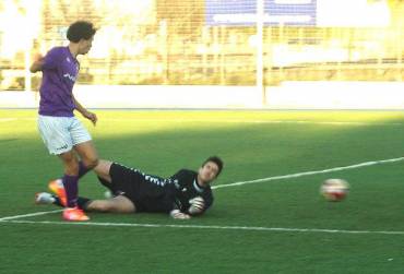 Gol del Guadalajara B en el derbi ante el Cabanillas Foto Luis Barra