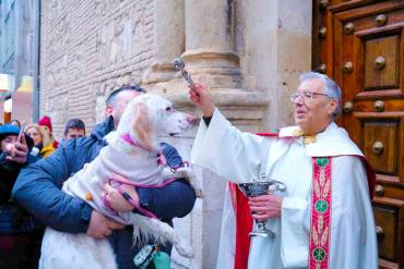 San Antón en la parroquia de Santiago