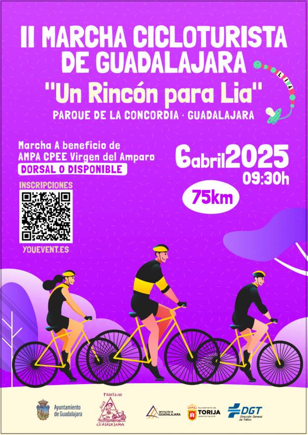 Cartel II Marcha Cicloturista de Guadalajara