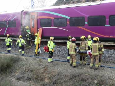 Simulacro Guadalajara Yebes tren ferrocarril 2025 Adif