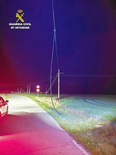 Guardia Civil Robo cable cobre 3