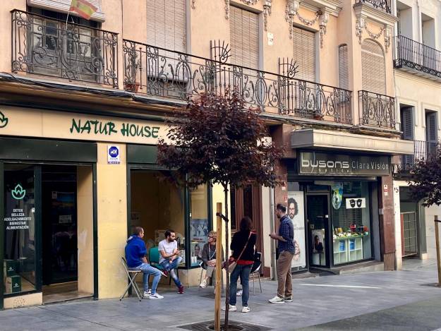 apagon comerciantes en las puertas