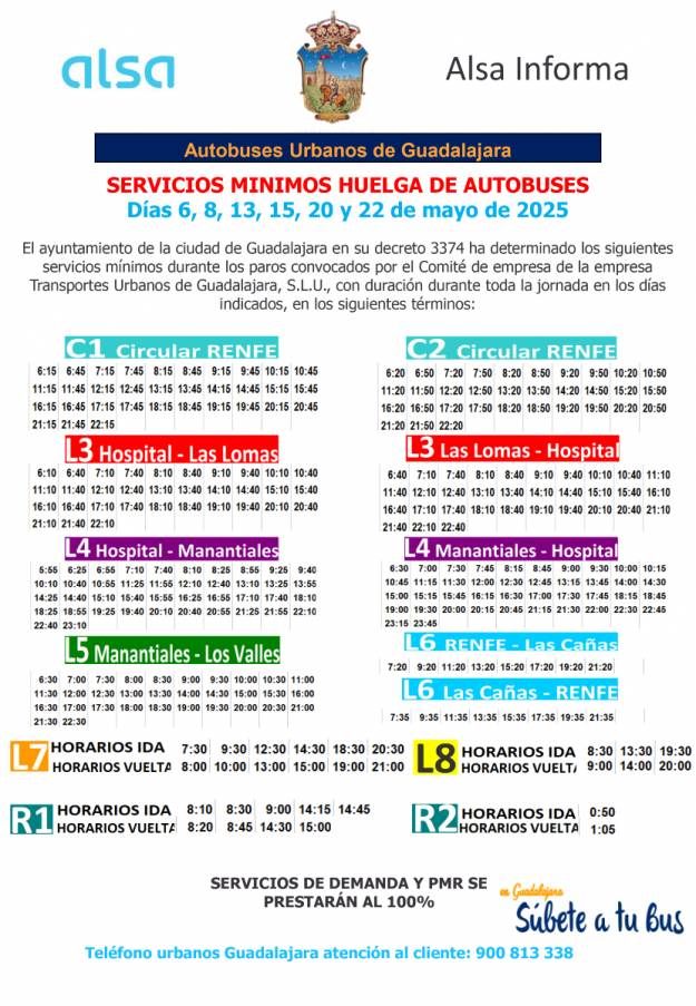 horarios de autobuses durante la huelga guadalajara capital