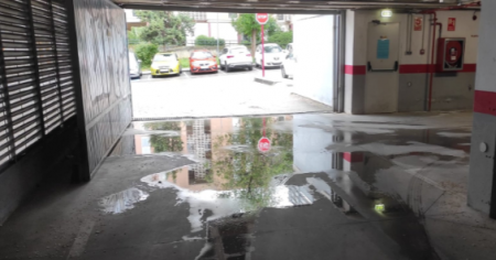 garaje la rambla inundado