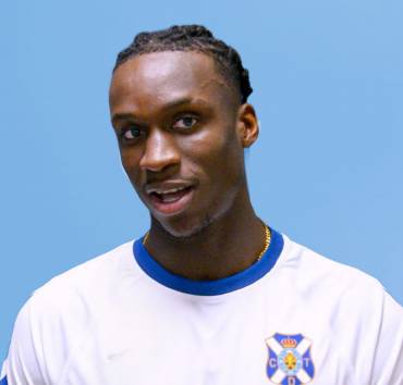 Salifo Caropitche se estrenó como goleador deportivista Foto C.D. Tenerife