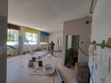 obras escuela infantil espinosa