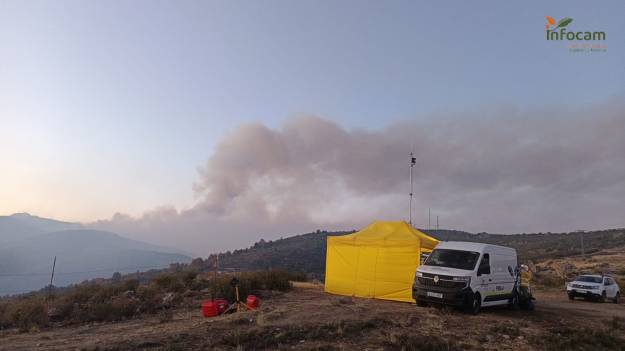 Incendio Pico del Lobo Infocam Puesto de mando 11